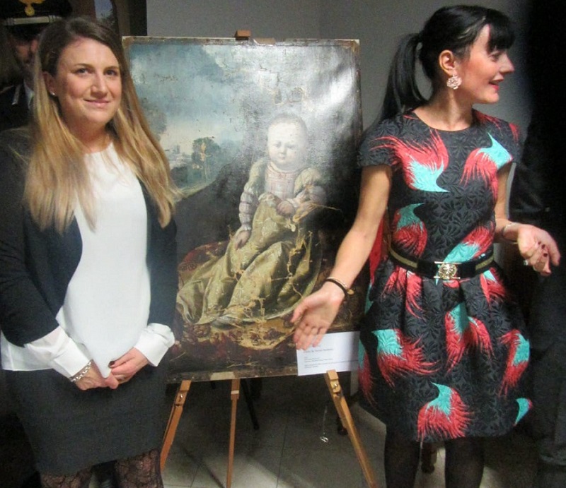 Lassessore alla cultura e al turismo Giovanna Sartori con Barbara Mastrocola curatrice delle collezioni civiche e direttrice del Museo diocesano
