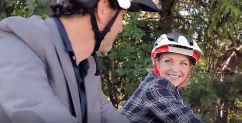 siminetta in bicicletta