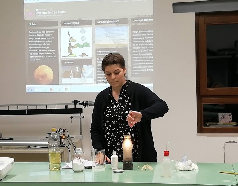 notte liceo Classico esperimento scientifico