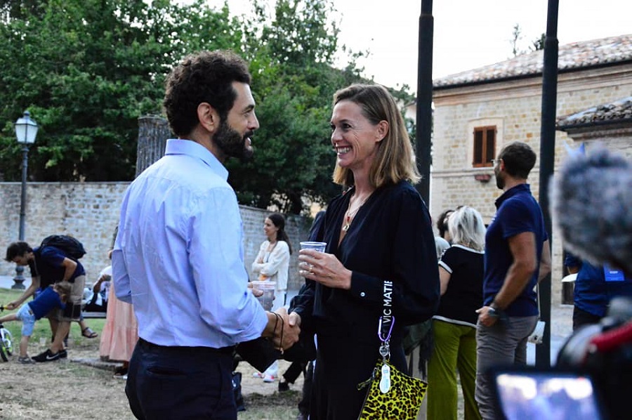 Vincio Marchioni e Milena Mancini credit Lonetti