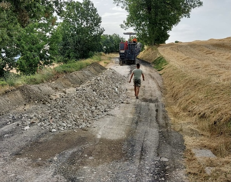Lavori viabilità Camerino estate 2021