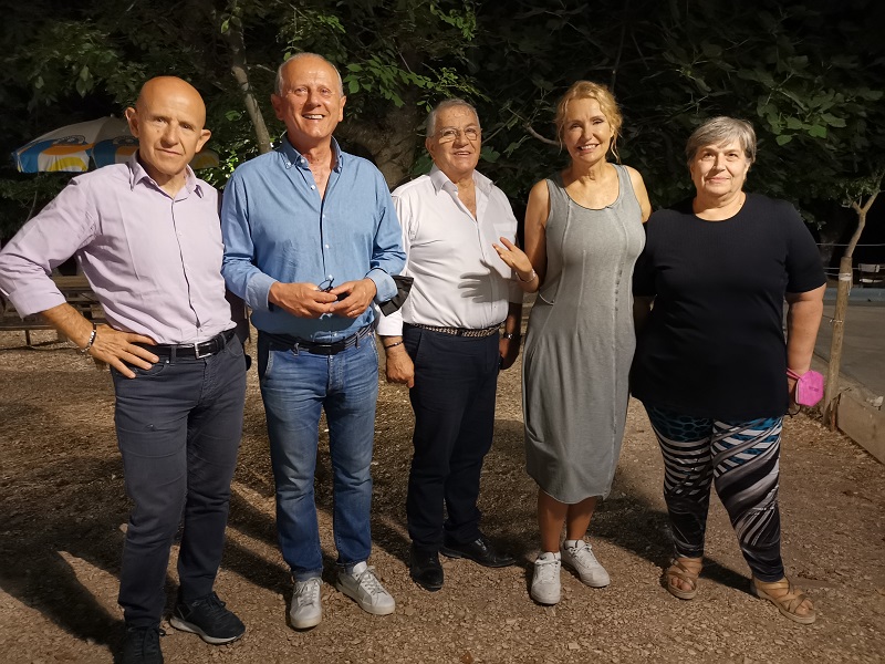 la Colò con con i rappresentanti di Caldarola Cessapalombo e lUnione Montana dei Monti Azzurri