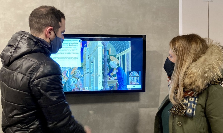 Il consigliere Ricacrdo Pennesi e lassessore alla cultura Giovanna Sartori 1