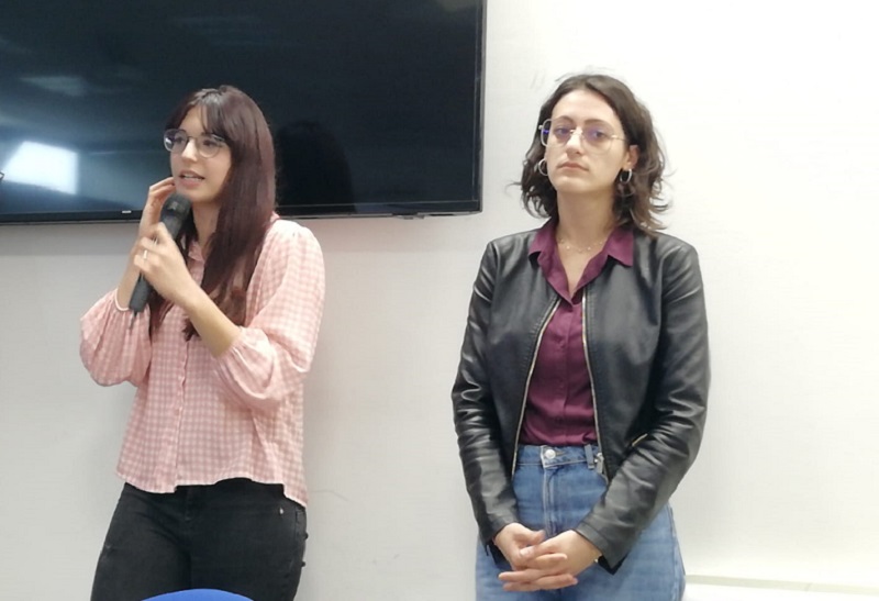 Lassegnista di ricerca Laura Olivieri e la dottoranda Sonila Xhafa 1