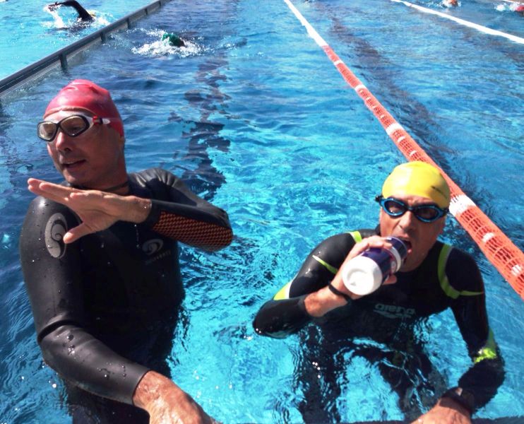 Cambio in acqua a dx