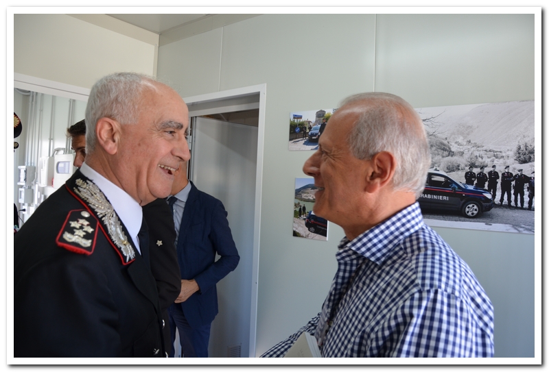 Del Sette e il sindaco Giuseppetti