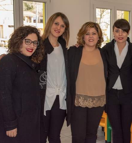 Le educatrici Tania Girolami Treggiari Jessica Moretti Alice Tirabassi Alessandra