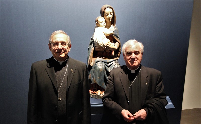 Madonna di Macereto con i vescovi Bresciani e Brugnaro