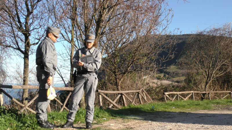 forestali controllo sul conero