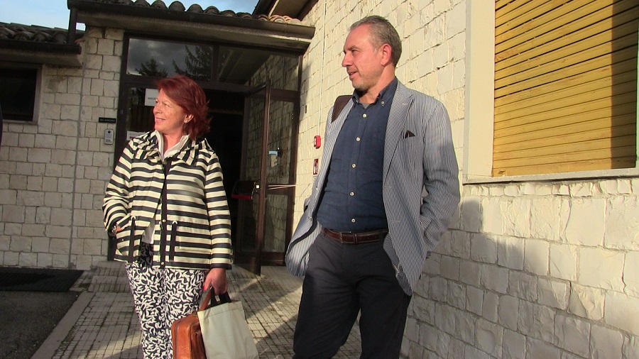 ingegnere Francesca Claretti e larchitetto Andrea Vicomandi