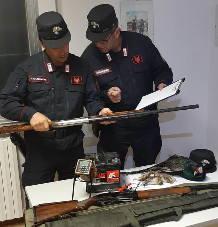 repertazione materiale sequestrato