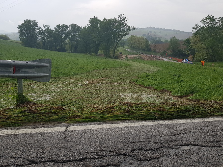 strada allagate canepina campo