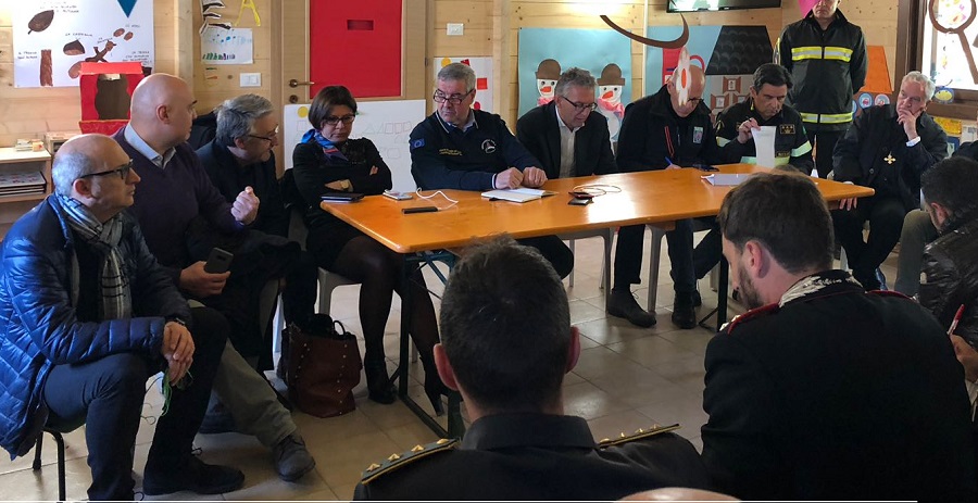 tavolo tecnico a Pieve Torina