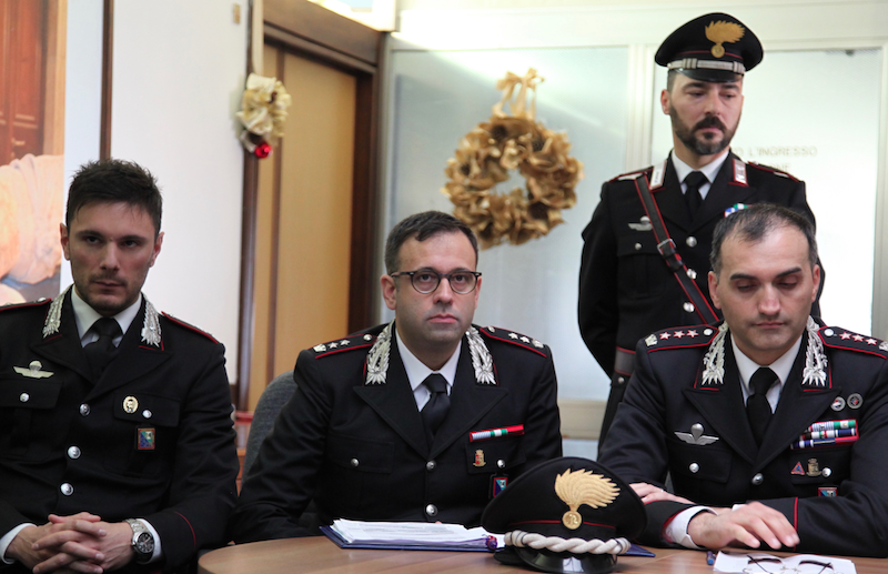 tenente Antonio Masciarelli colonello Walter Fava e colonello Michele Roberti