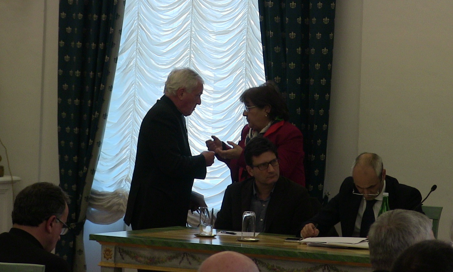 vescovo brugnaro e architetto recchia