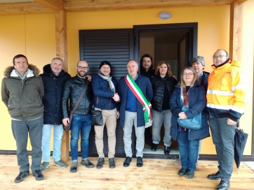 Valfornace. 23 famiglie tornano a casa nell'area " Franco Tonnarelli"