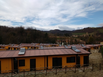 Valfornace- Consegnate 41 casette nell'area Giovanni XXIII