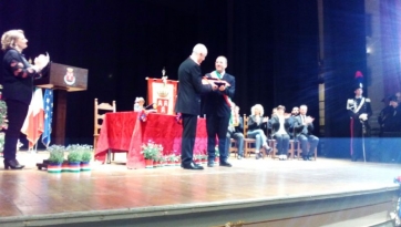 Il Comandante dell'Arma dei Carabinieri cittadino onorario di Camerino