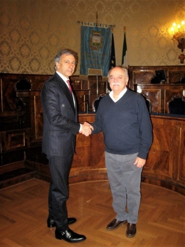 Il presidente della Provincia Pettinari incontra il nuovo questore