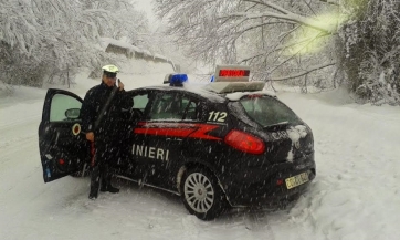 Camerino- Emergenza maltempo zone terremotate Carabinieri sempre vicini alle popolazioni