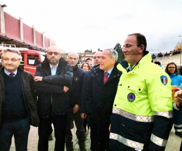 Visita del presidente Grasso: "Lo Stato terr&agrave; alta l'attenzione su di voi"