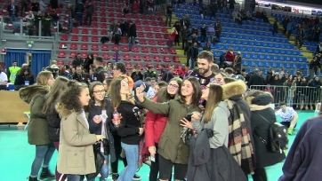 I licei di Camerino applaudono la Lube Cucine Civitanova in Champions