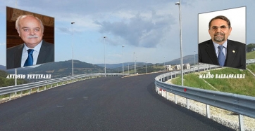 Baldassarri il "nonno" della SS 77.  Pettinari: " Un sogno che si realizza"