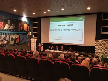 Terremoto- Il presidente Ceriscioli incontra associazioni di categoria e parti sociali