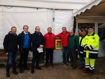 Camerino-  Donato defibrillatore da Prufer Team Italia del DOSB e Unuci Gallarate