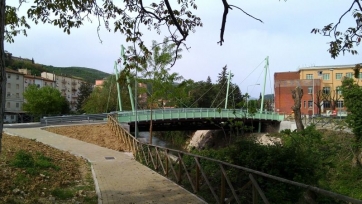 San Severino, taglio del nastro per il nuovo ponte sul Potenza