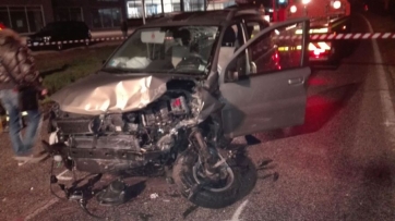 Chiesanuova, violento frontale dopo un colpo di sonno.