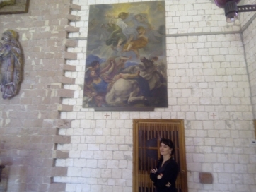 Il Baciccio di Fiastra esposto nella chiesa del seminario a Camerino