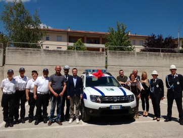 Dalla Romagna gara di solidariet&agrave; per la Polizia municipale di Camerino. Consegnato un Suv Dacia Duster
