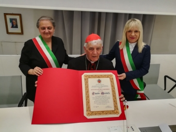 Il cardinale Menichelli cittadino onorario di Ancona