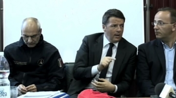 Renzi a Macerata per incontrare i sindaci dei comuni colpiti dal sisma