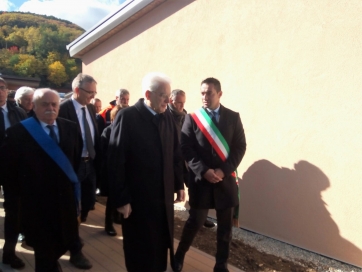 Pieve Torina- Gentilucci- Visita di Mattarella concreta e attenta alle esigenze dei terremotati. Sabato consegna altre 69 SAE