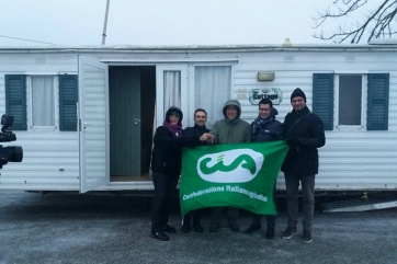 Confederazione agricoltori, donate case mobili a due famiglie di Camerino