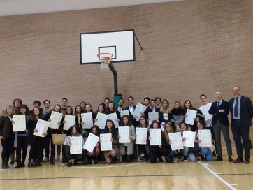 Consegna dei diplomi di maturit&agrave; ai Licei di Camerino