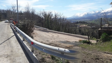 Ultimati i lavori alla frana lungo la provinciale Gualdo-Penna