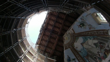 Un tetto in legno per Santa Maria in via.