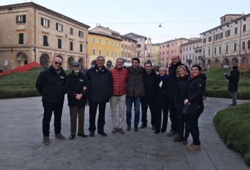 Il Vescovo di Cremona Napolioni torna a far visita a San Severino Marche